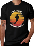 I Like Football And Maybe 3 People T-Shirt