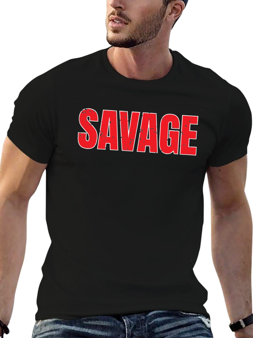 Savage Graphic Tee - Bold Statement Shirt