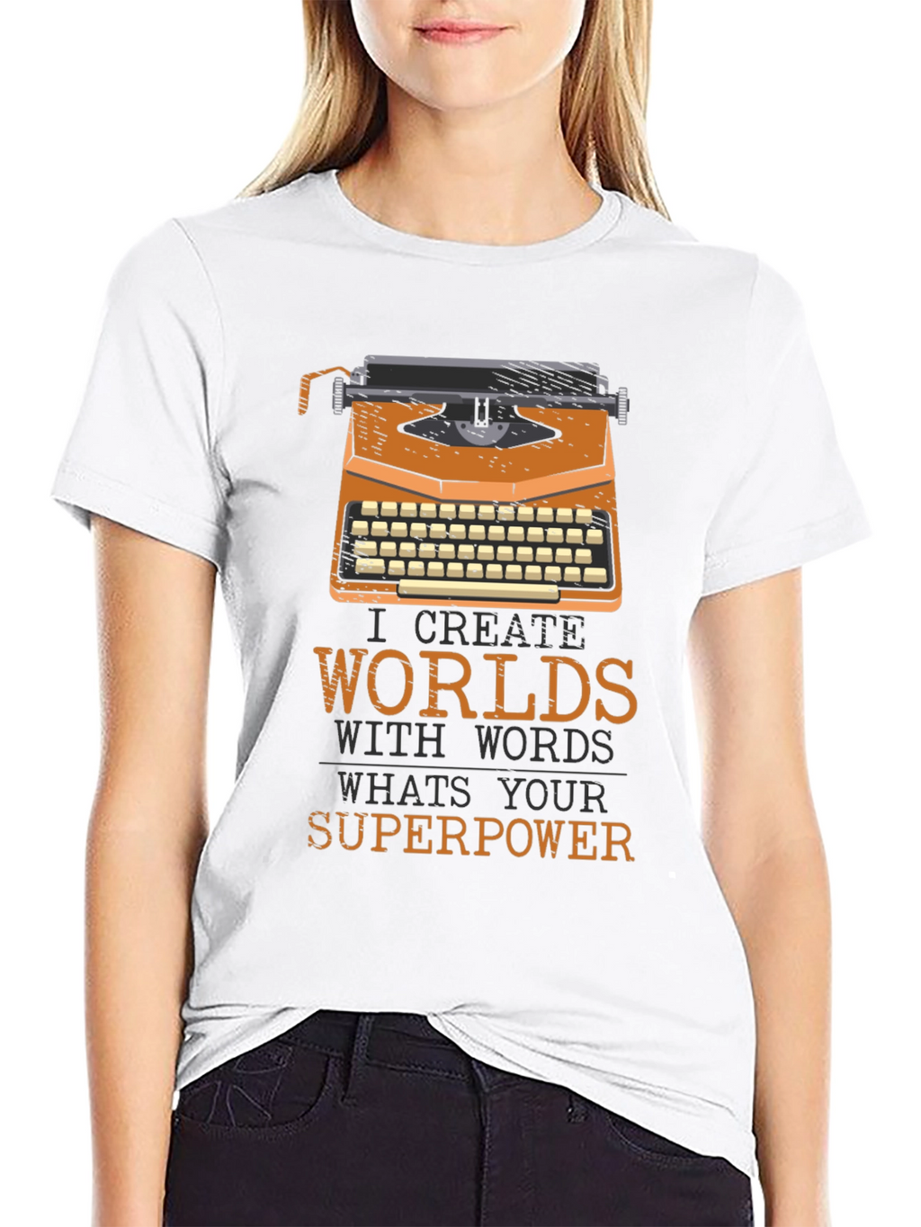 I Create Worlds Writer T-Shirt