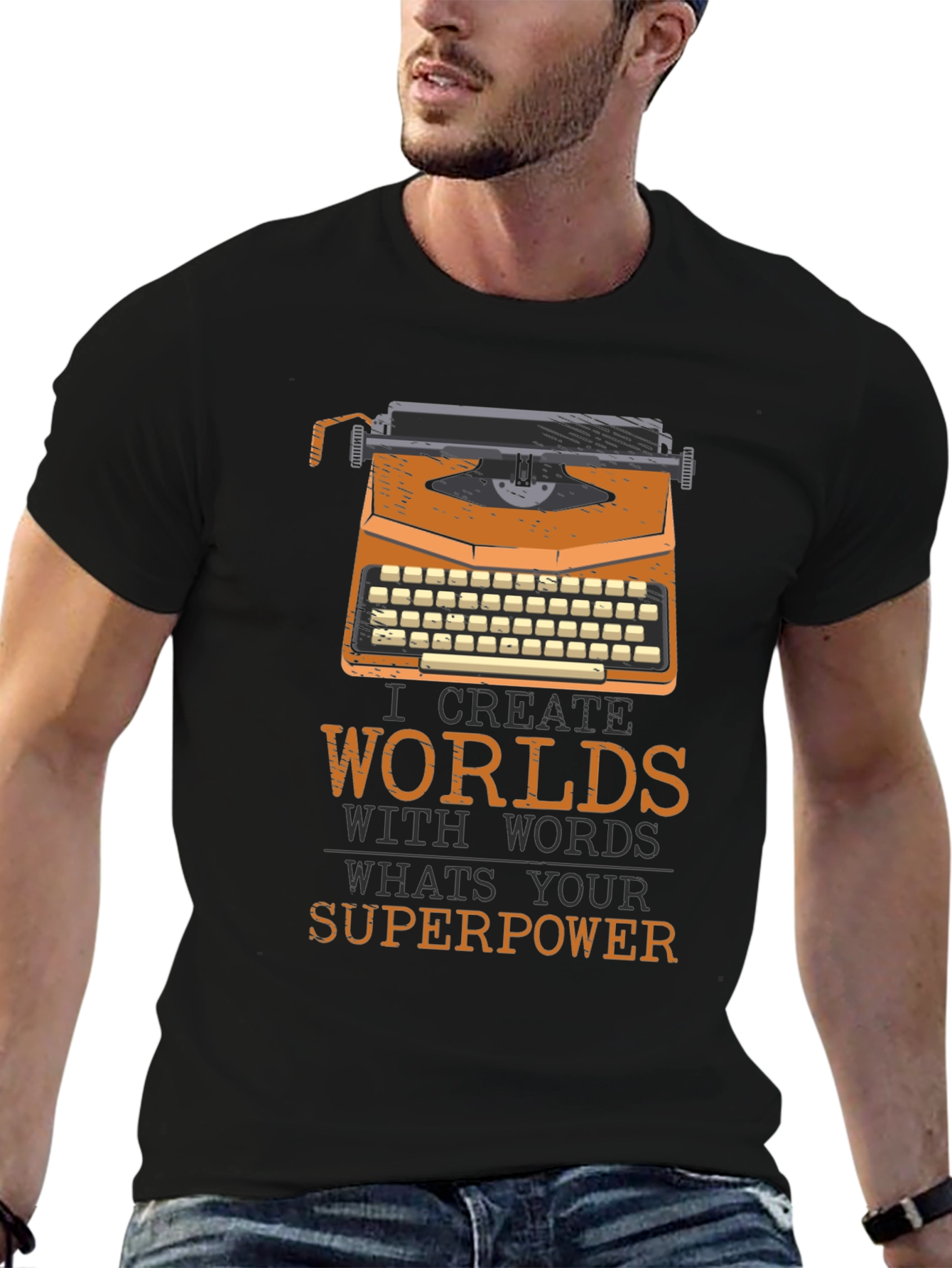 I Create Worlds Writer T-Shirt