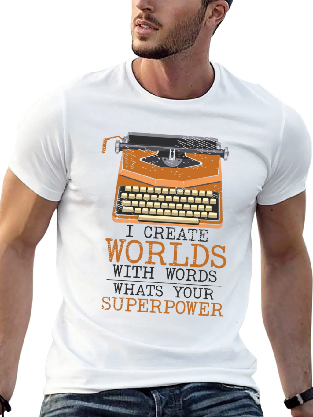 I Create Worlds Writer T-Shirt