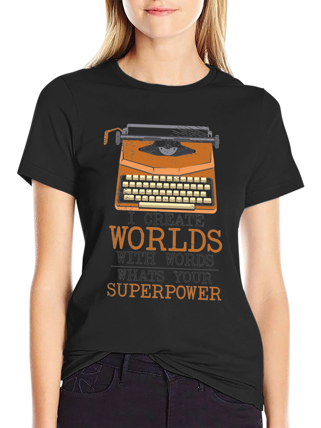 I Create Worlds Writer T-Shirt