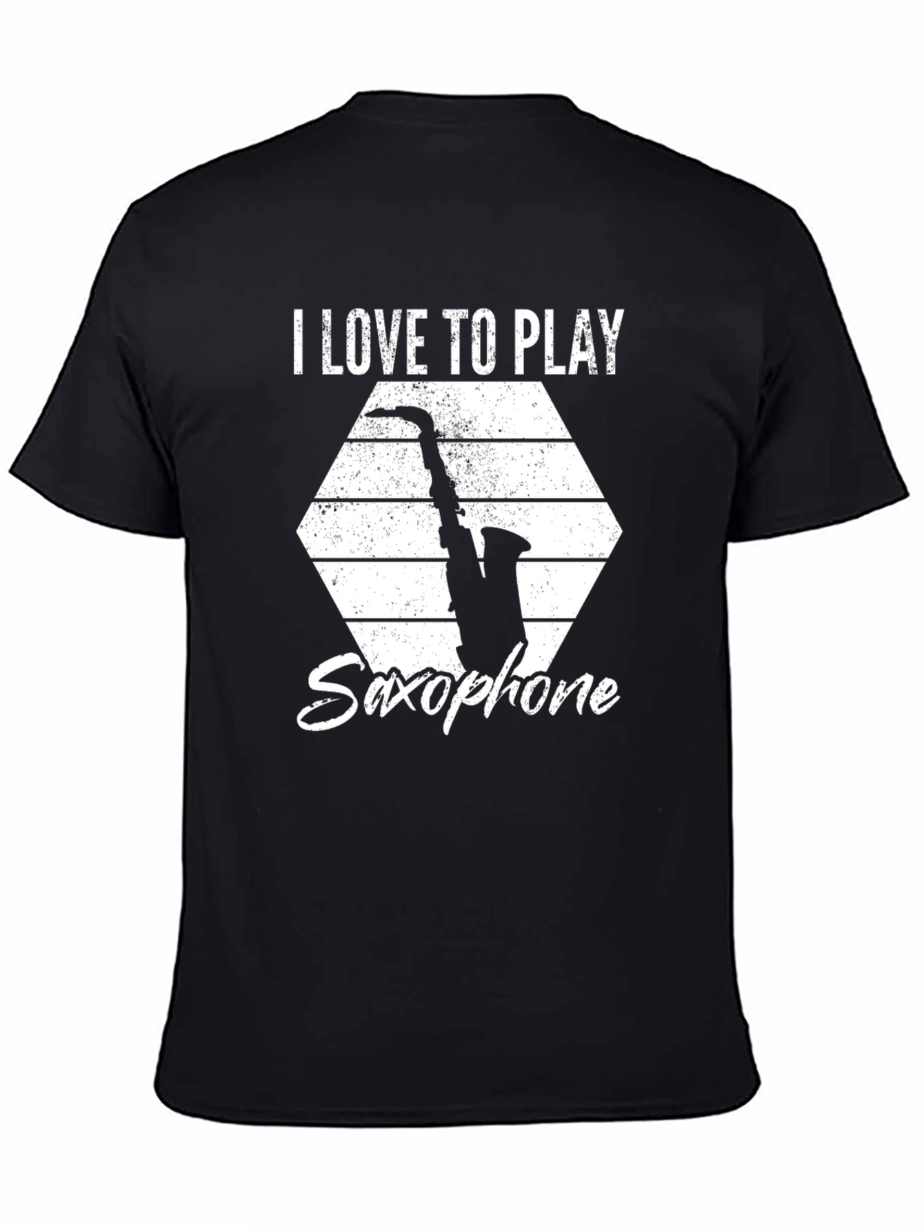 Saxophone Player T-Shirt - I Love to Play Music Tee