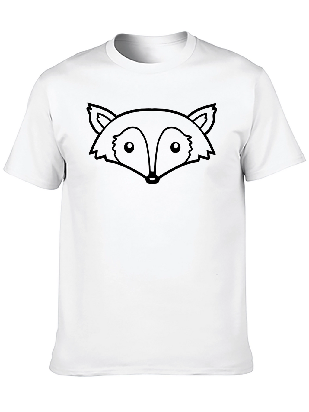 Fox Graphic Print Tee - Modern Casual Style