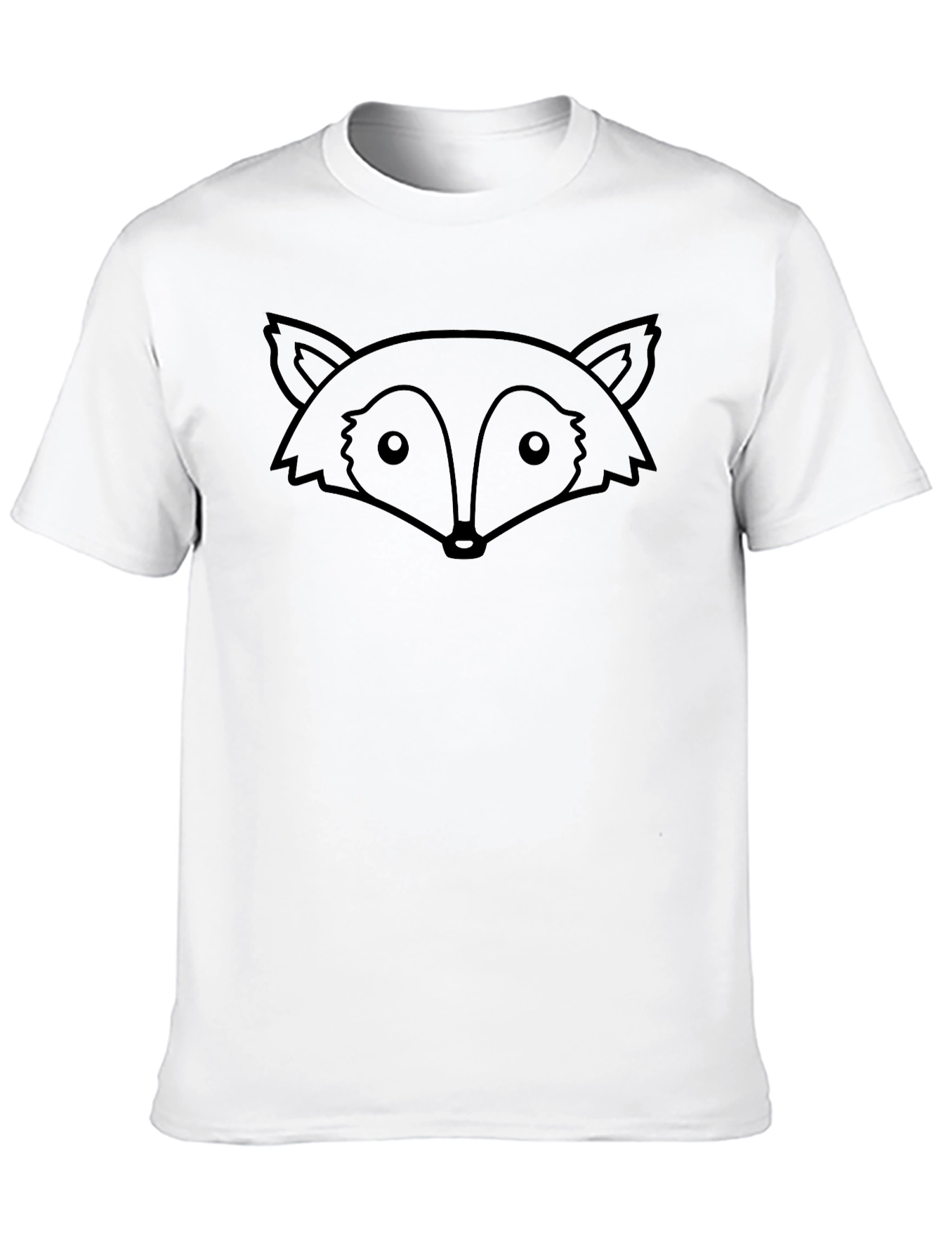 Fox Graphic Print Tee - Modern Casual Style