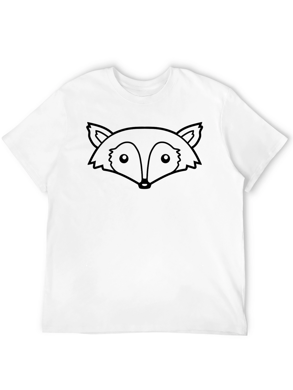 Fox Graphic Print Tee - Modern Casual Style