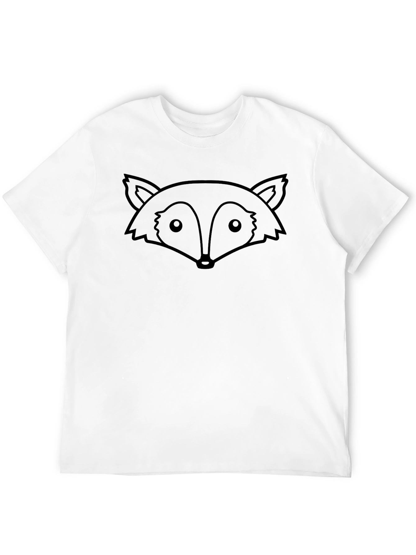 Fox Graphic Print Tee - Modern Casual Style