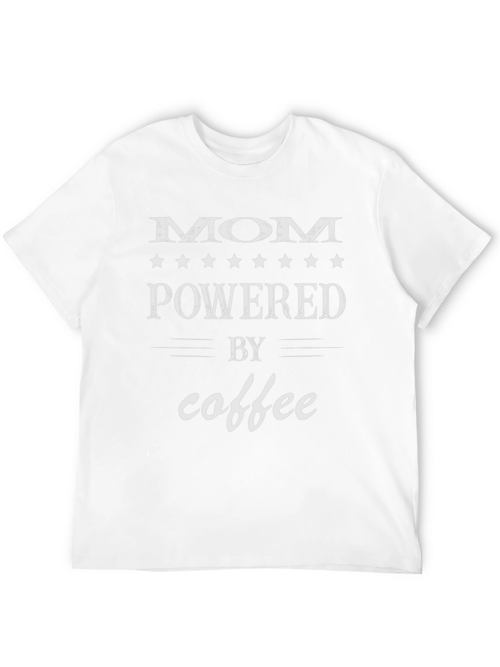 Mom Powered By Coffee Graphic Tee