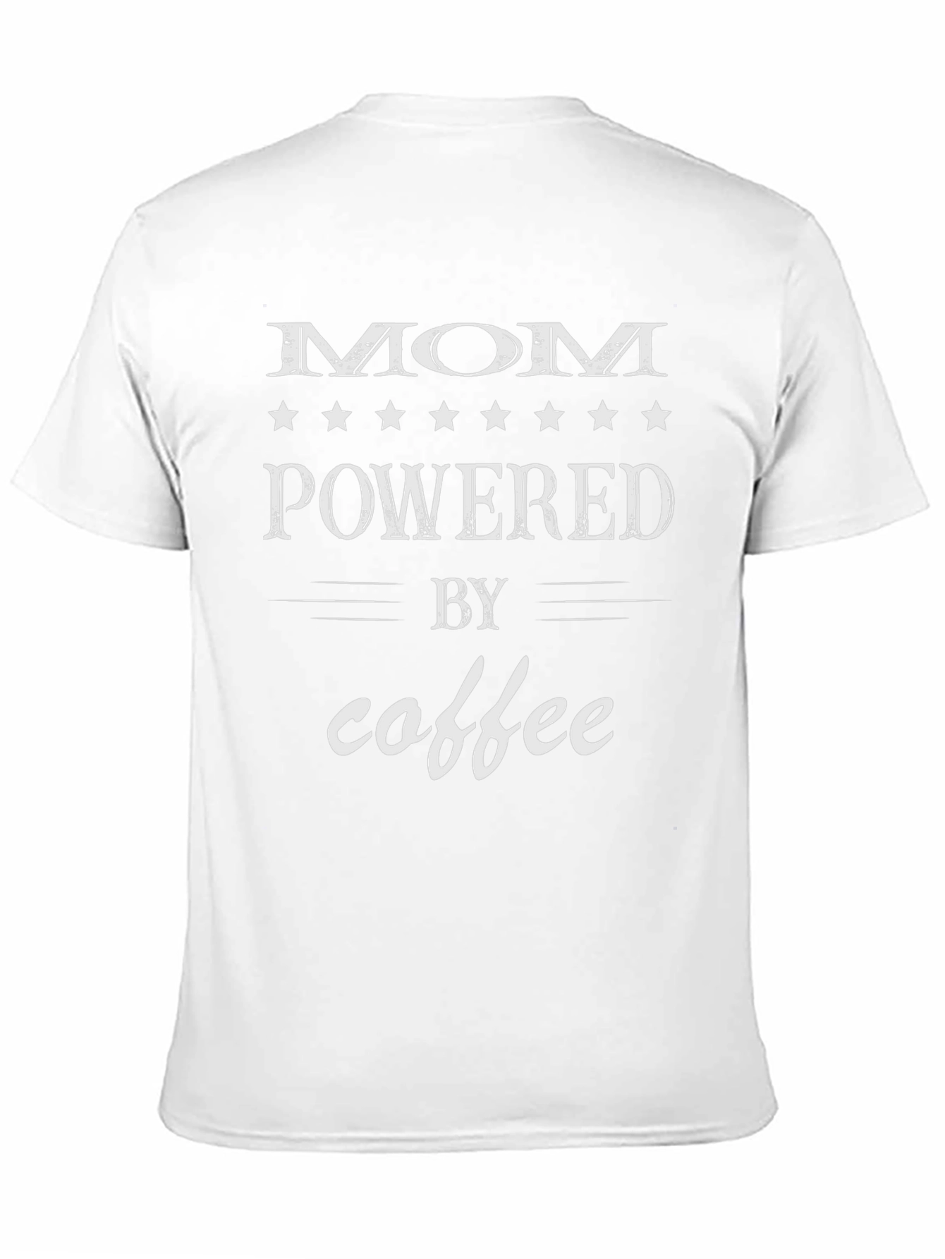 Mom Powered By Coffee Graphic Tee