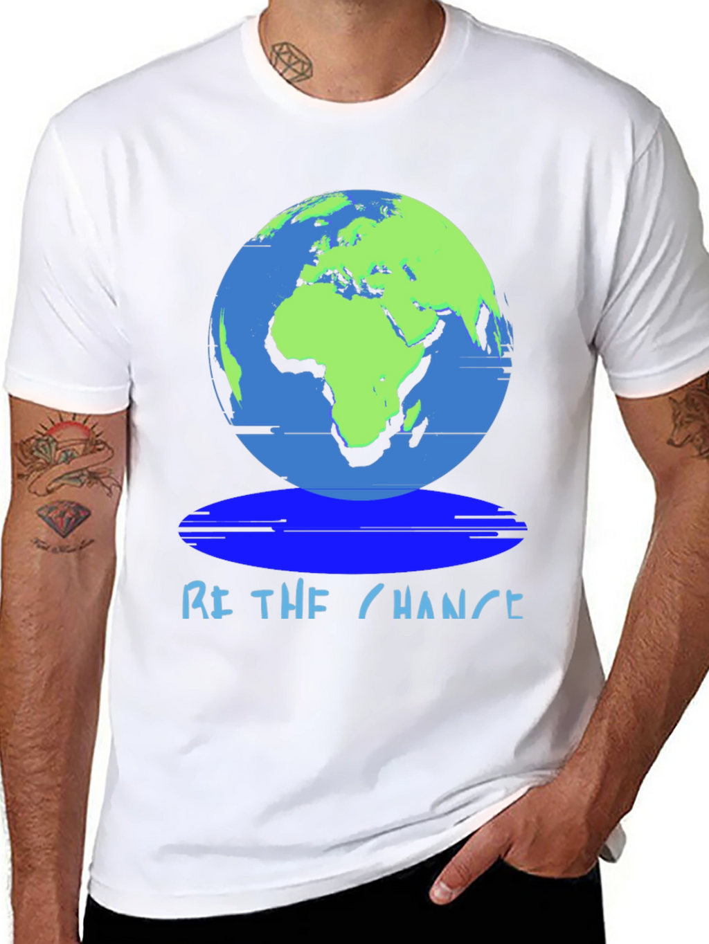 Be The Change Earth Graphic Tee