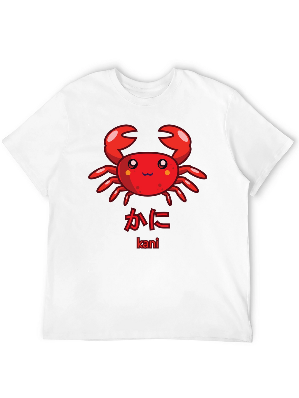 Cute Kawaii Crab Graphic T-Shirt - Kani