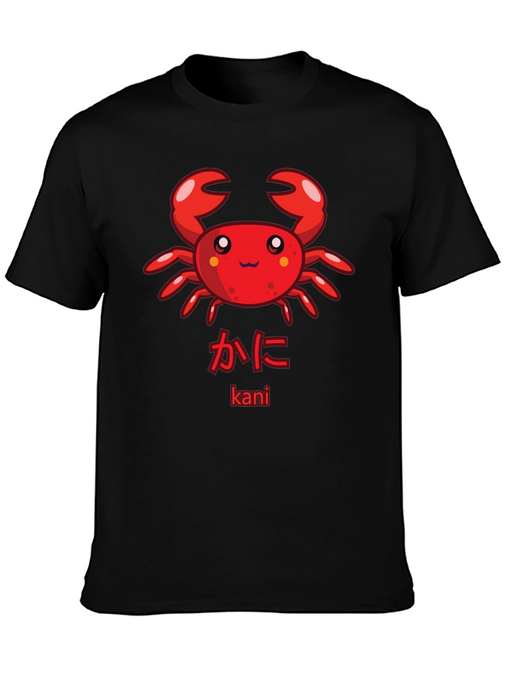 Cute Kawaii Crab Graphic T-Shirt - Kani