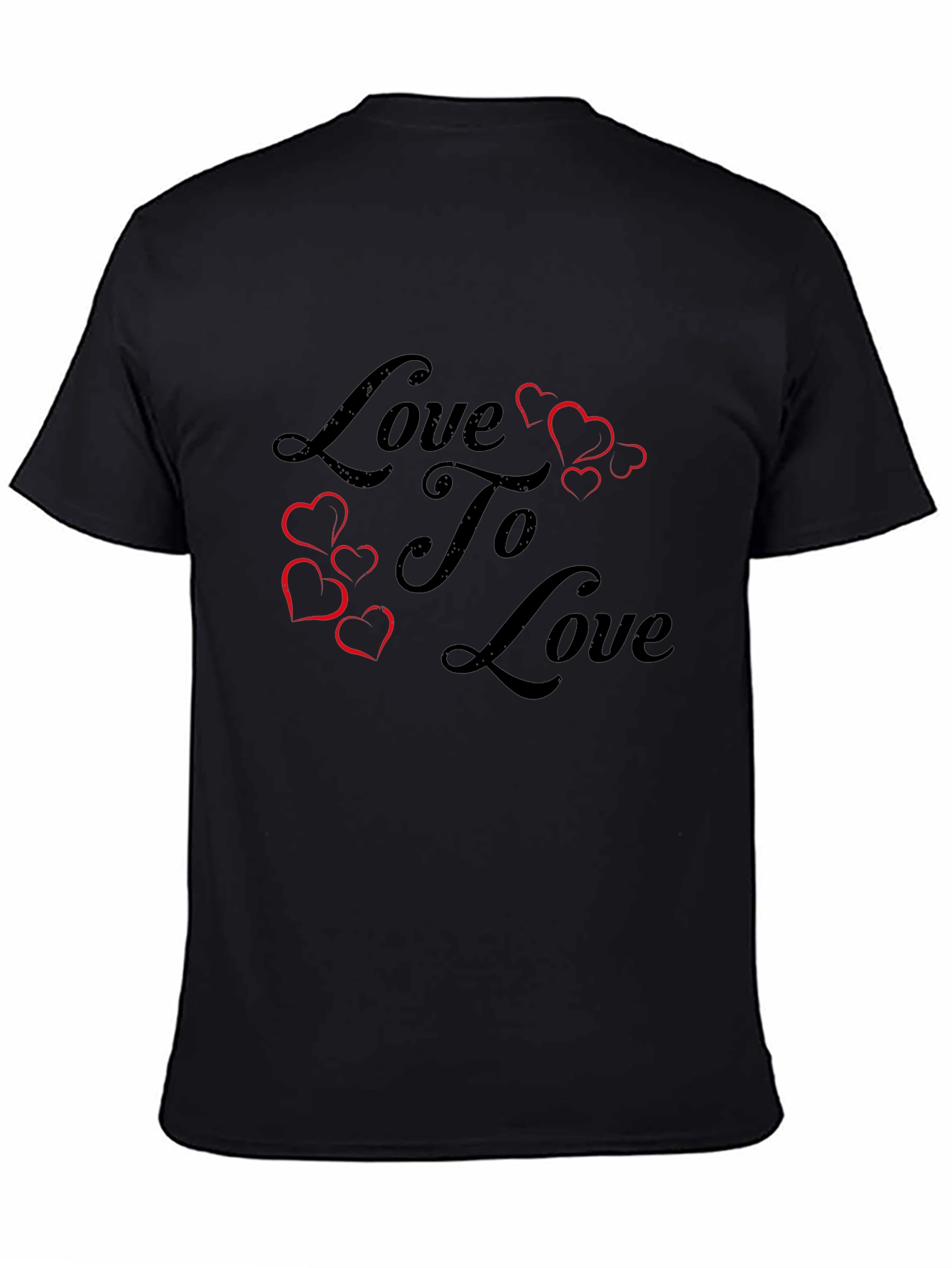 Love To Love Graphic T-Shirt - Black