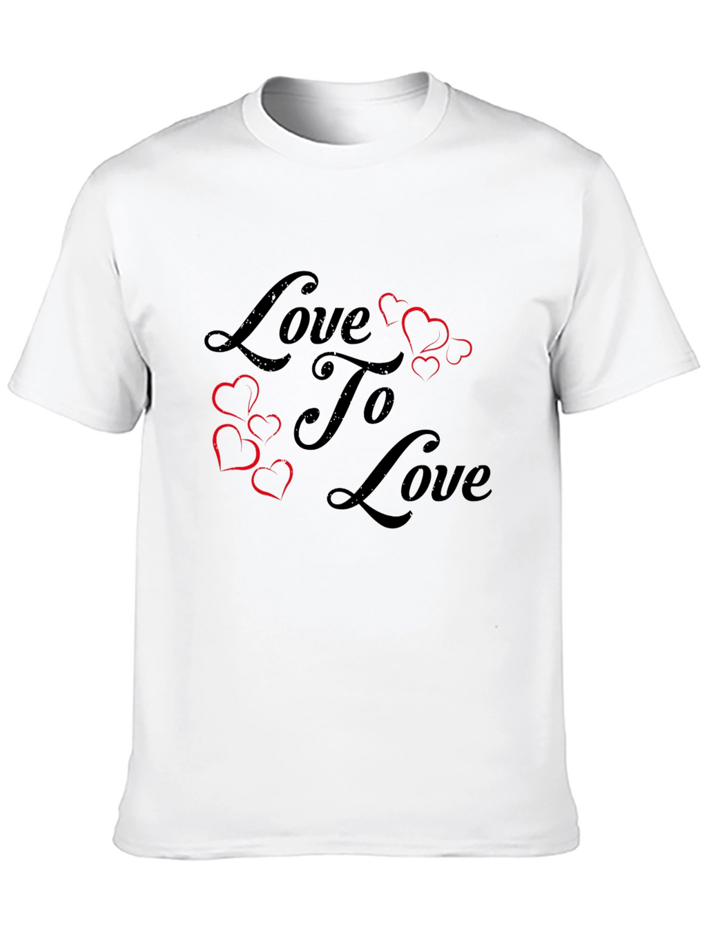 Love To Love Graphic T-Shirt - Black