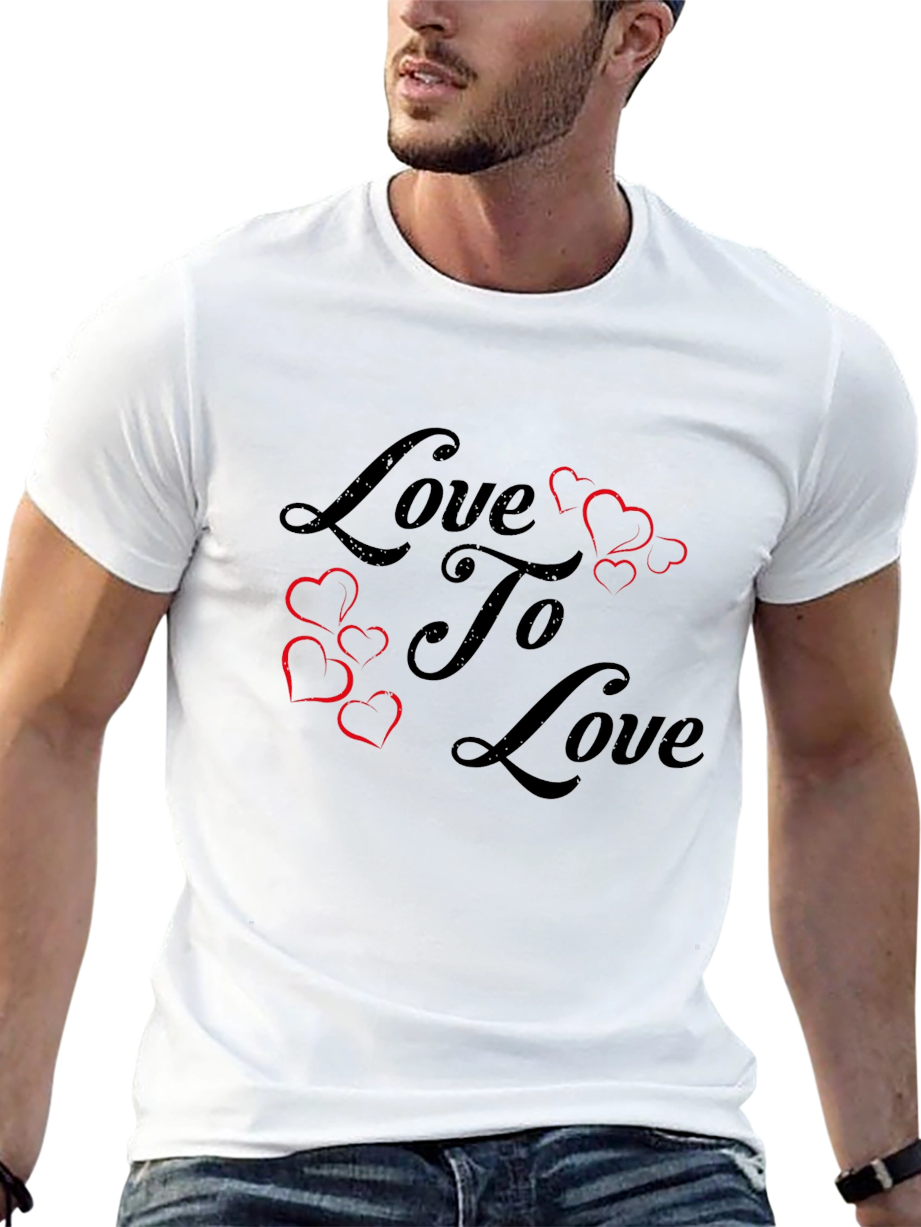 Love To Love Graphic T-Shirt - Black