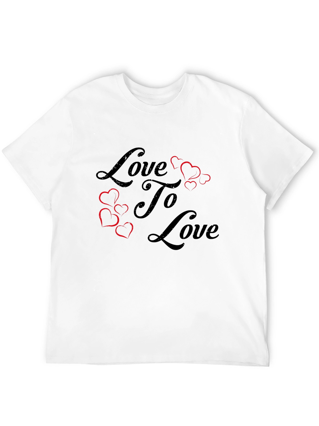 Love To Love Graphic T-Shirt - Black