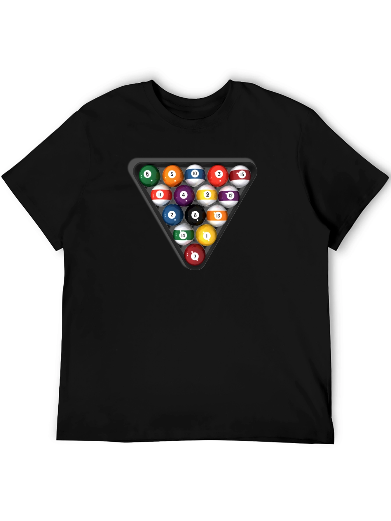 Pool Balls T-Shirt - Rack Em Up!
