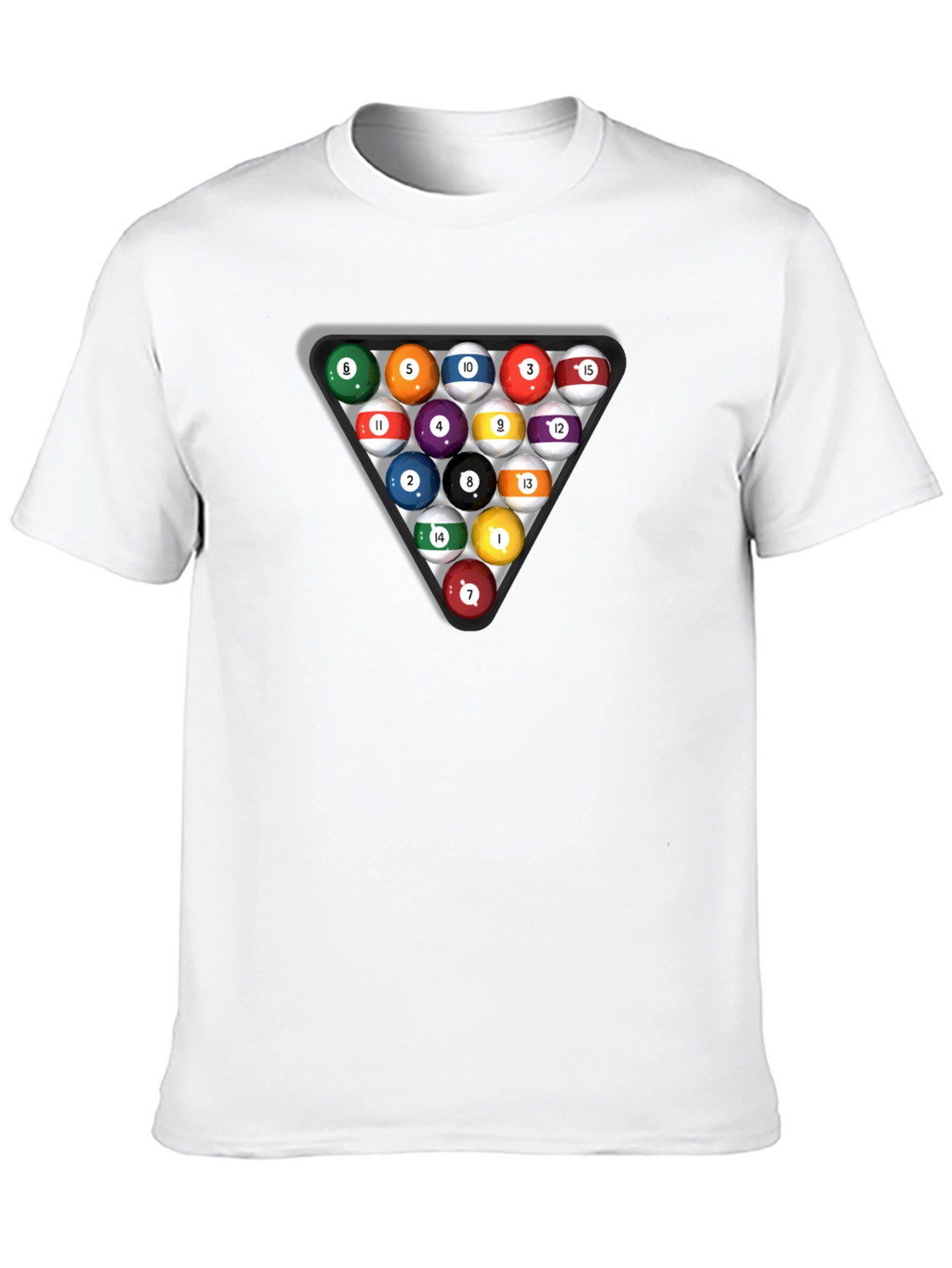 Pool Balls T-Shirt - Rack Em Up!