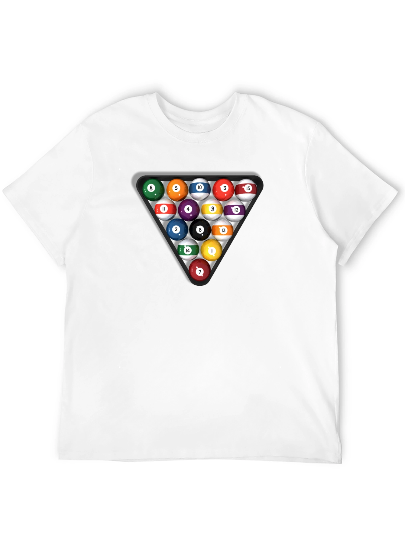 Pool Balls T-Shirt - Rack Em Up!