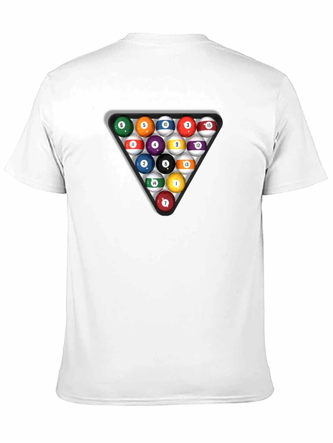Pool Balls T-Shirt - Rack Em Up!