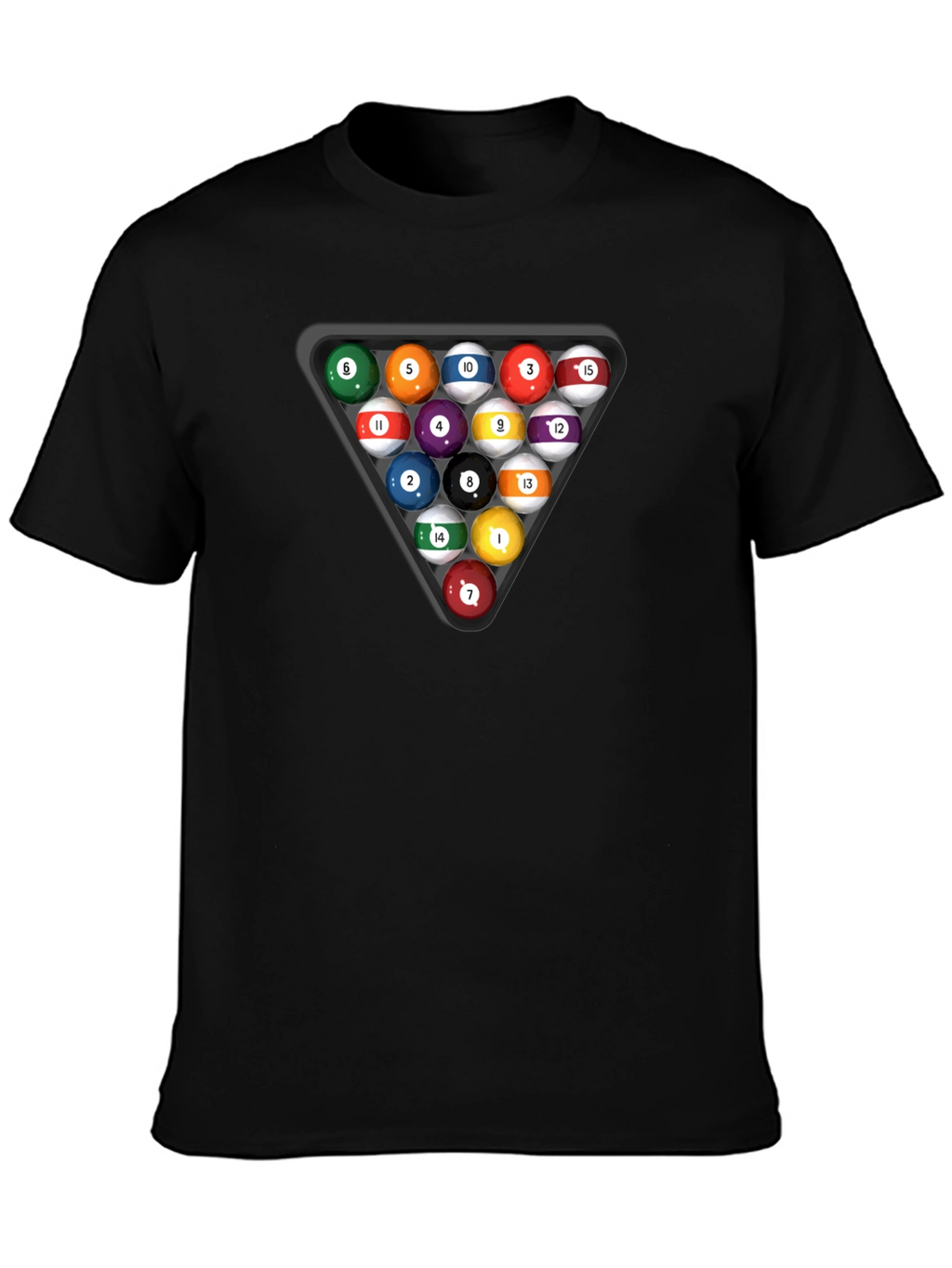 Pool Balls T-Shirt - Rack Em Up!
