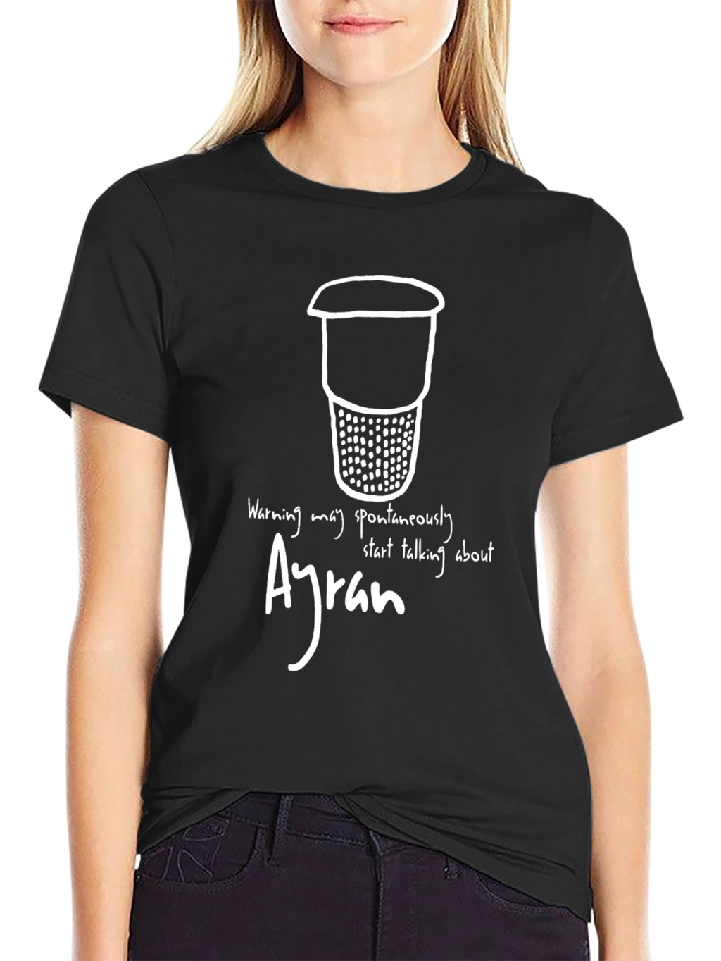 Ayran Warning T-Shirt - Spontaneously Talk About Ayran