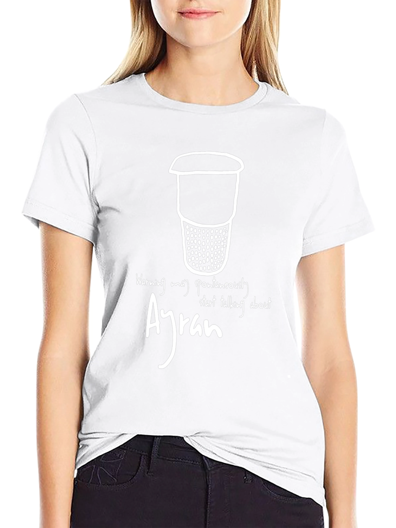 Ayran Warning T-Shirt - Spontaneously Talk About Ayran
