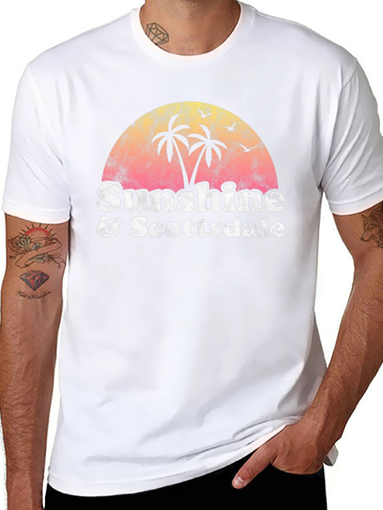 Sunshine & Scottsdale Retro Graphic Tee