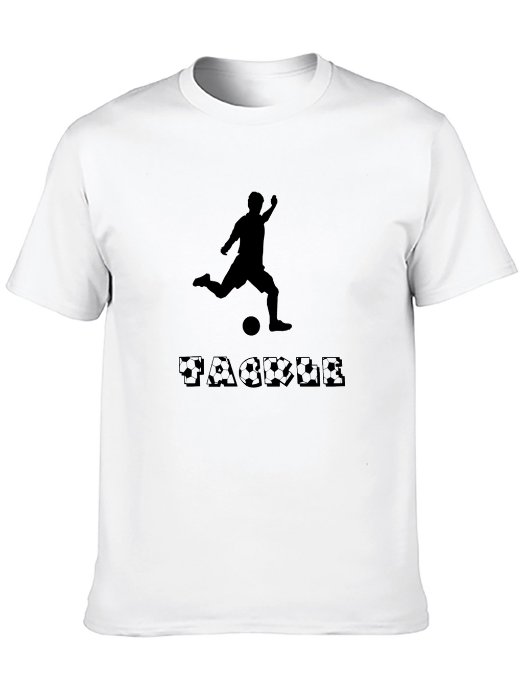Tackle Soccer Graphic Tee - Black