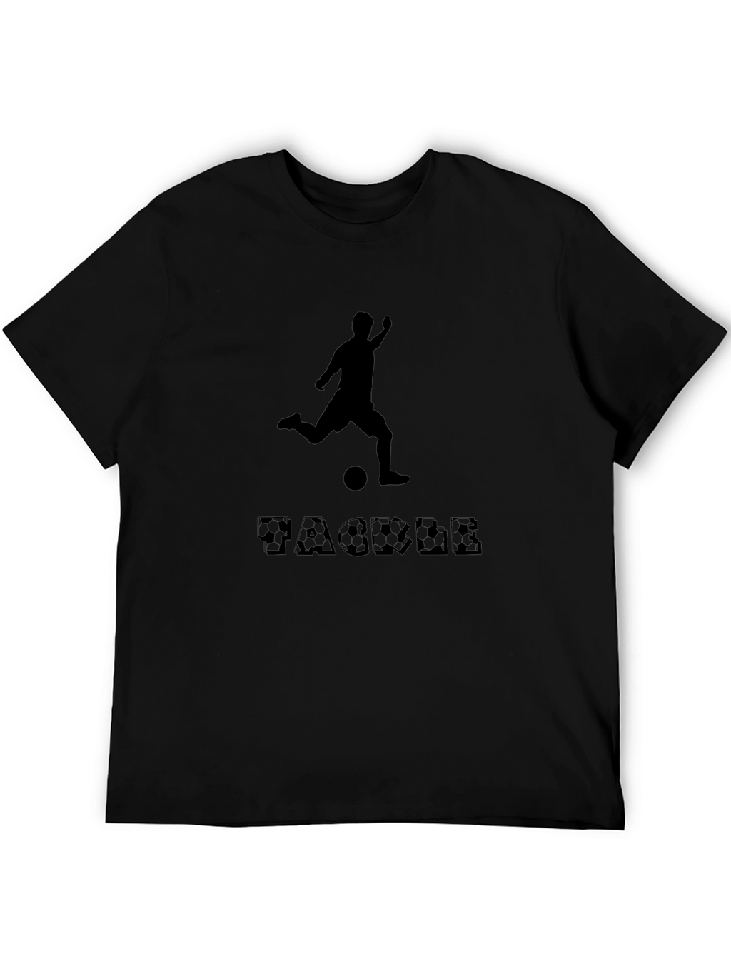 Tackle Soccer Graphic Tee - Black