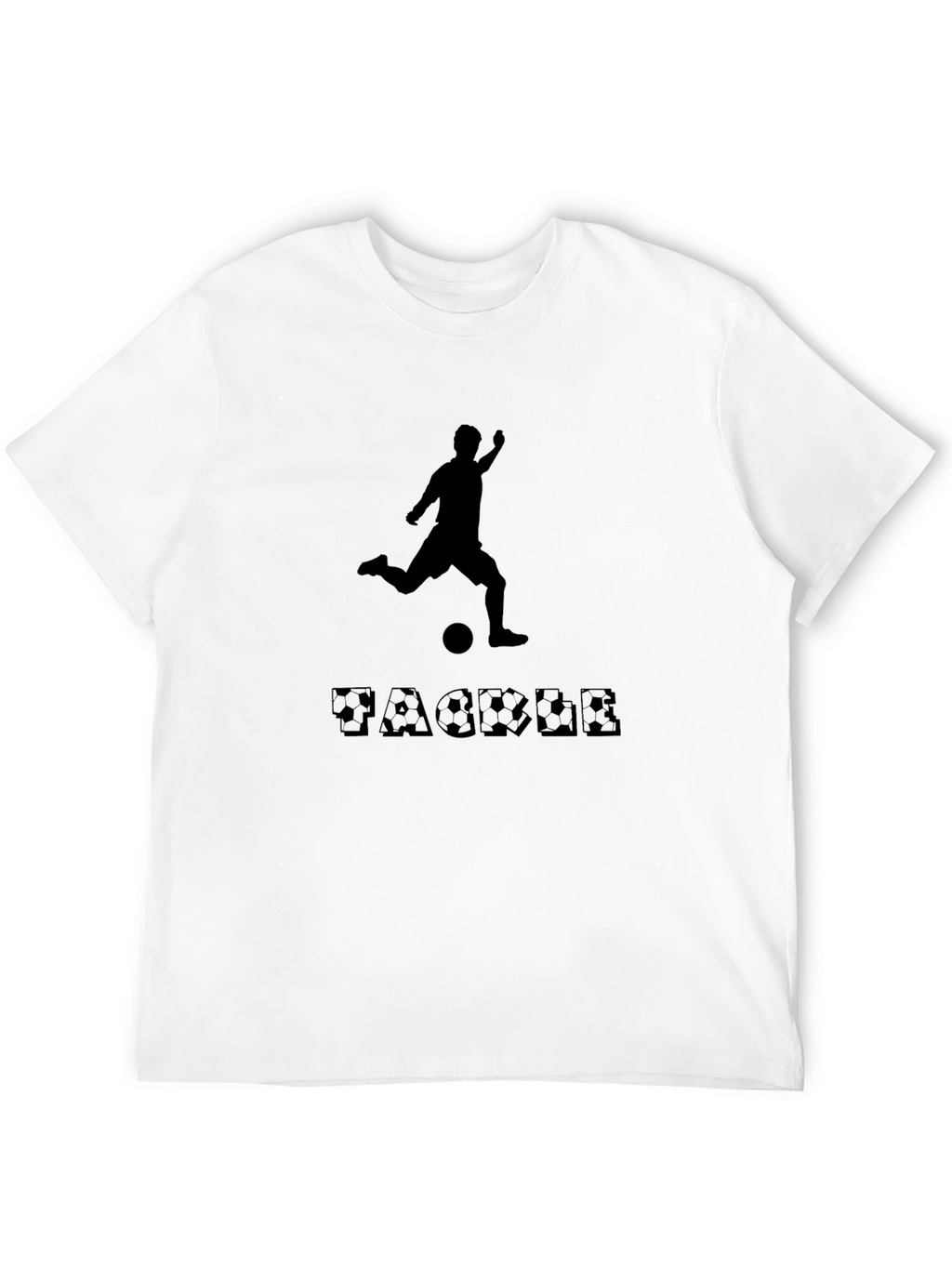 Tackle Soccer Graphic Tee - Black
