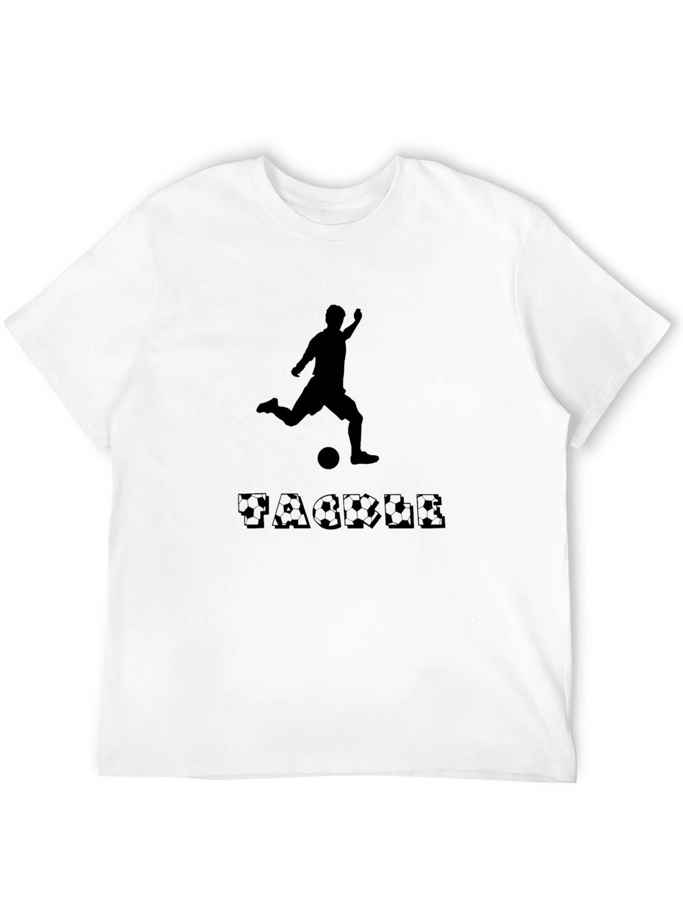 Tackle Soccer Graphic Tee - Black