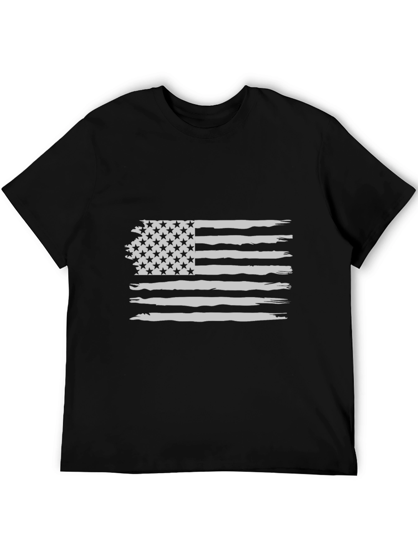 Distressed American Flag Graphic Tee