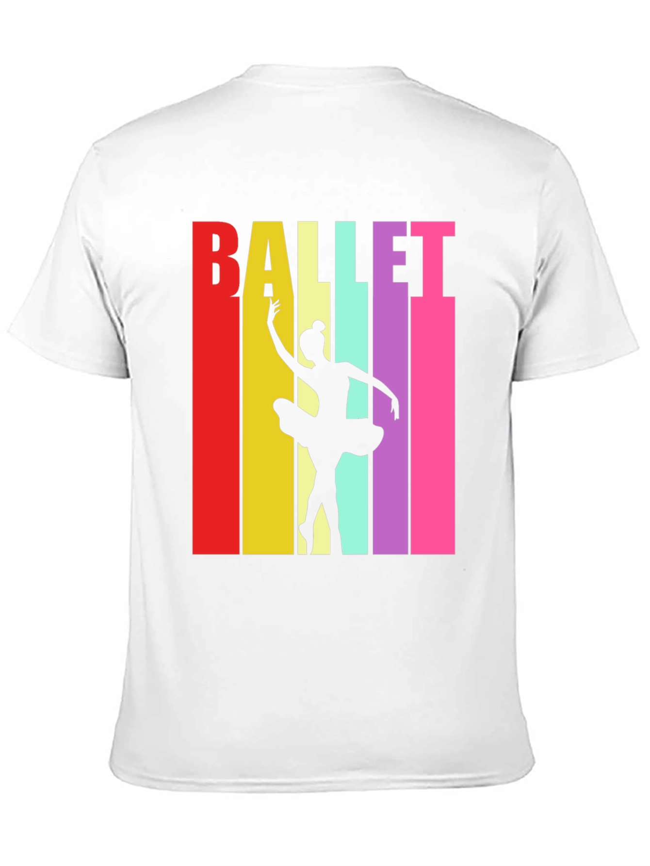 Retro Ballet Dancer T-Shirt - Black