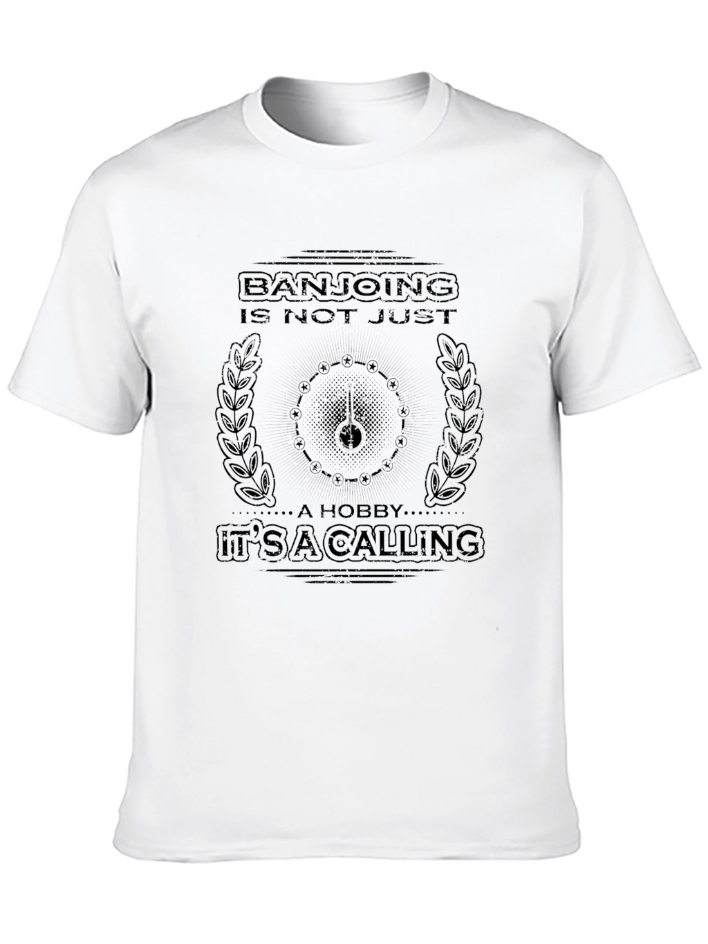 Banjoing Calling Graphic Tee - Black