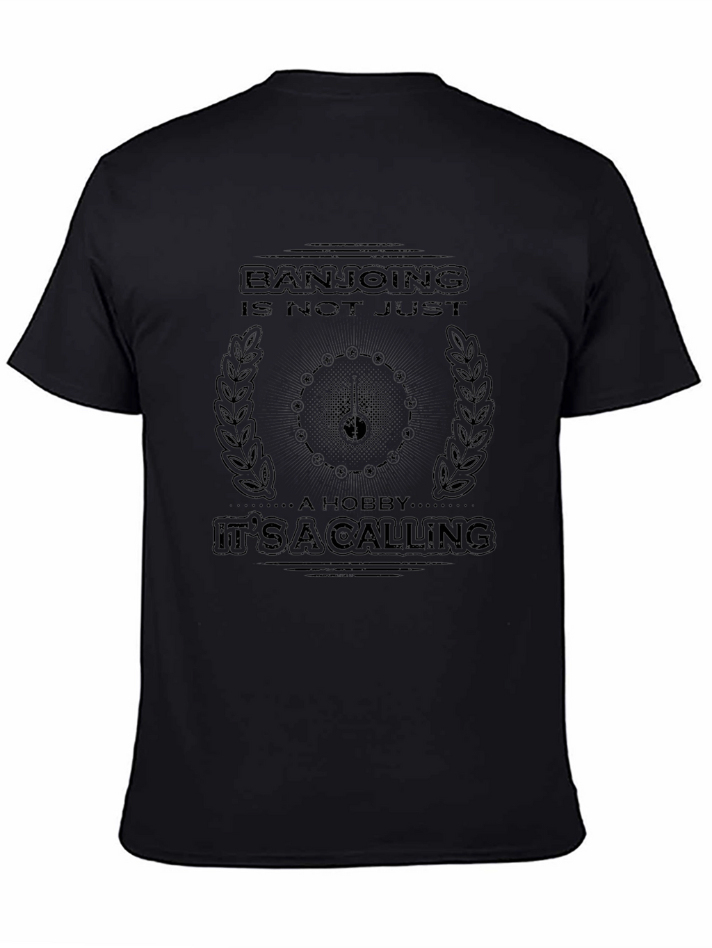 Banjoing Calling Graphic Tee - Black