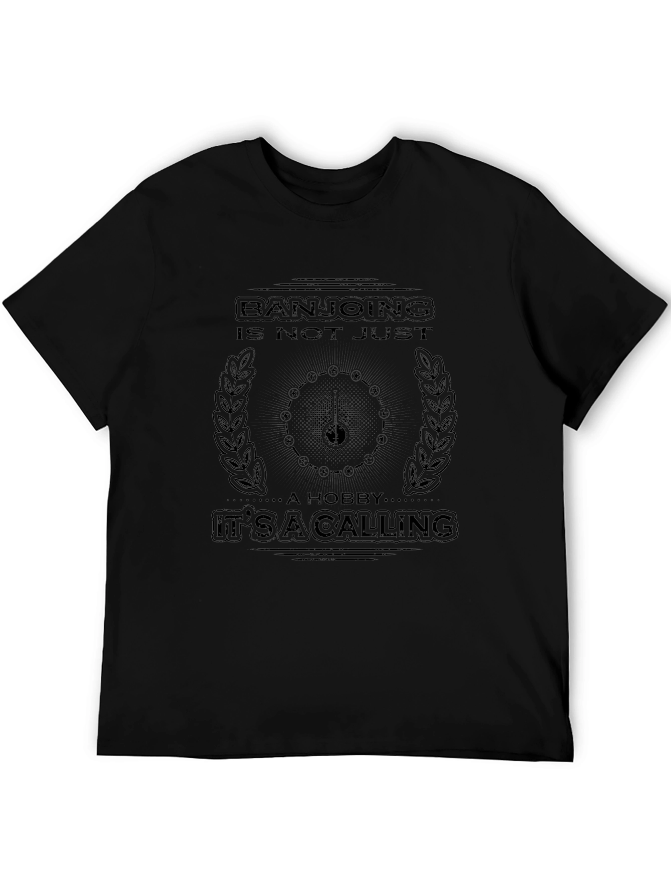 Banjoing Calling Graphic Tee - Black