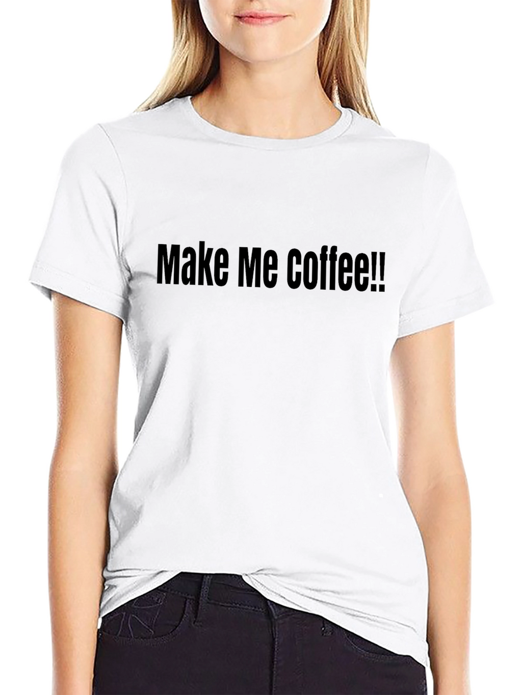 Make Me Coffee T-Shirt - Black Graphic Tee