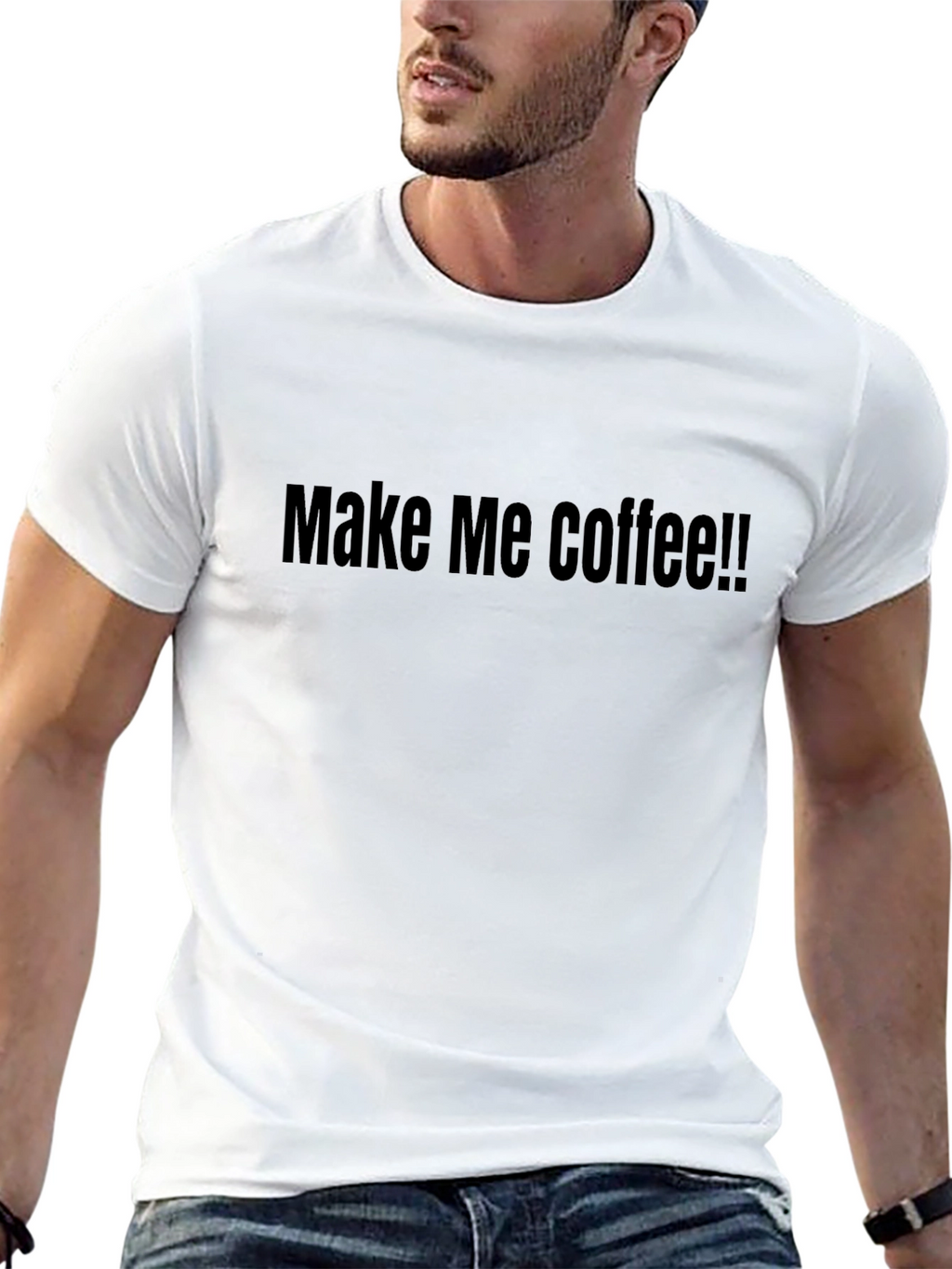 Make Me Coffee T-Shirt - Black Graphic Tee