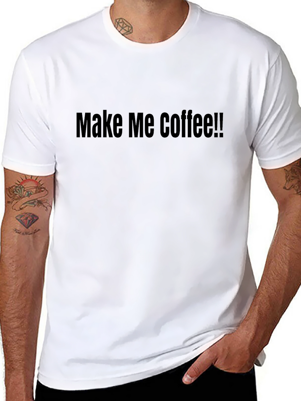 Make Me Coffee T-Shirt - Black Graphic Tee