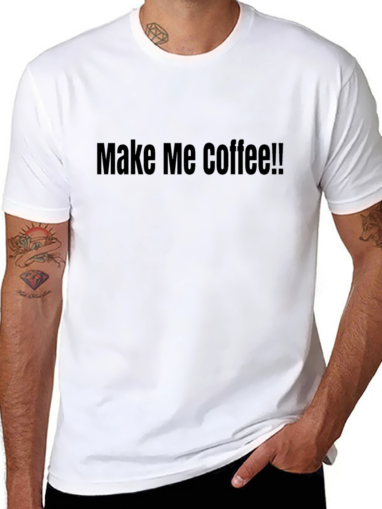 Make Me Coffee T-Shirt - Black Graphic Tee