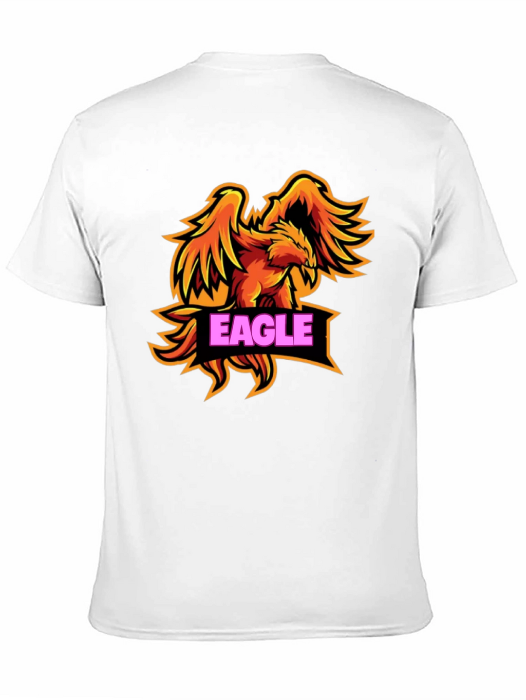Eagle Graphic Black T-Shirt for Men
