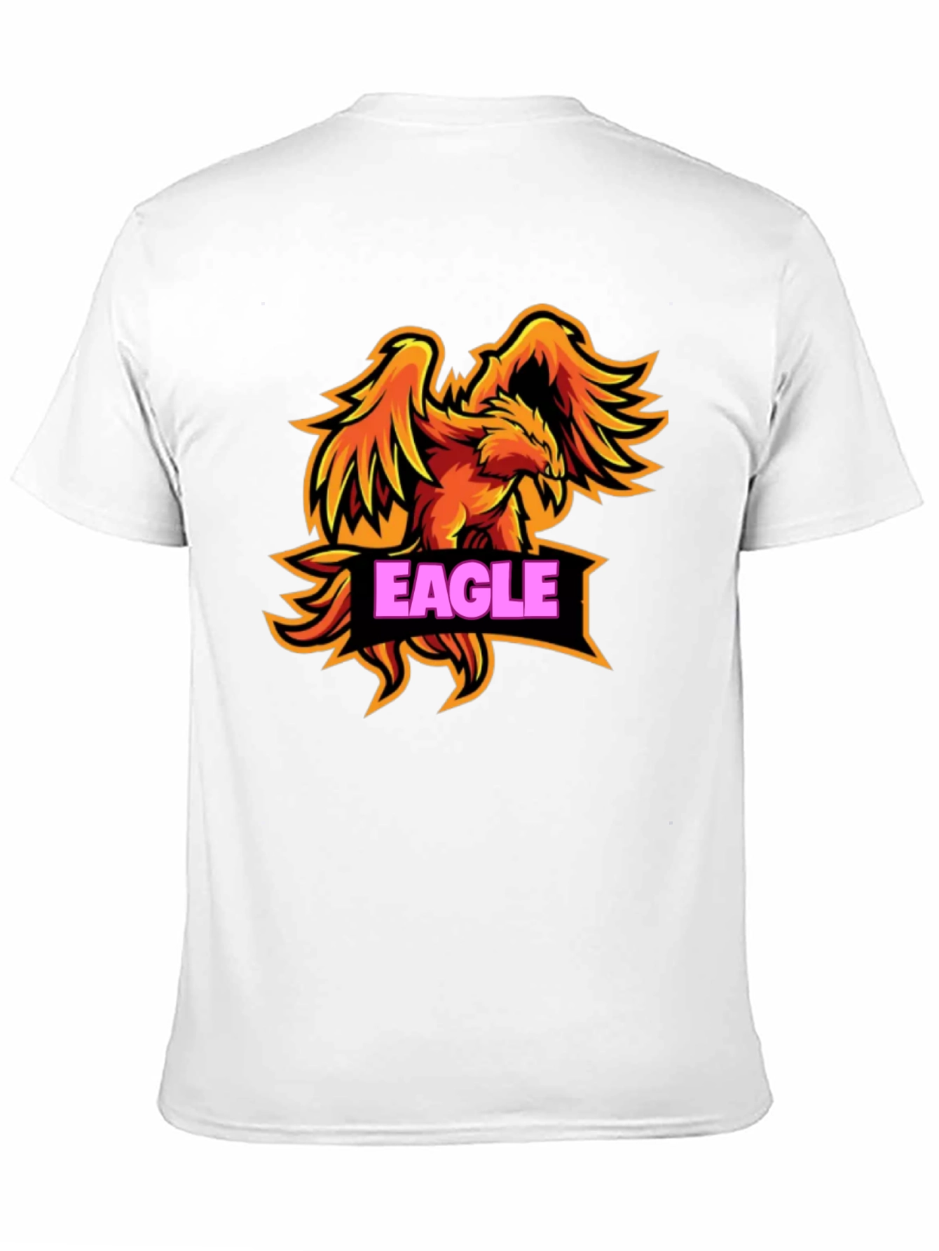 Eagle Graphic Black T-Shirt for Men