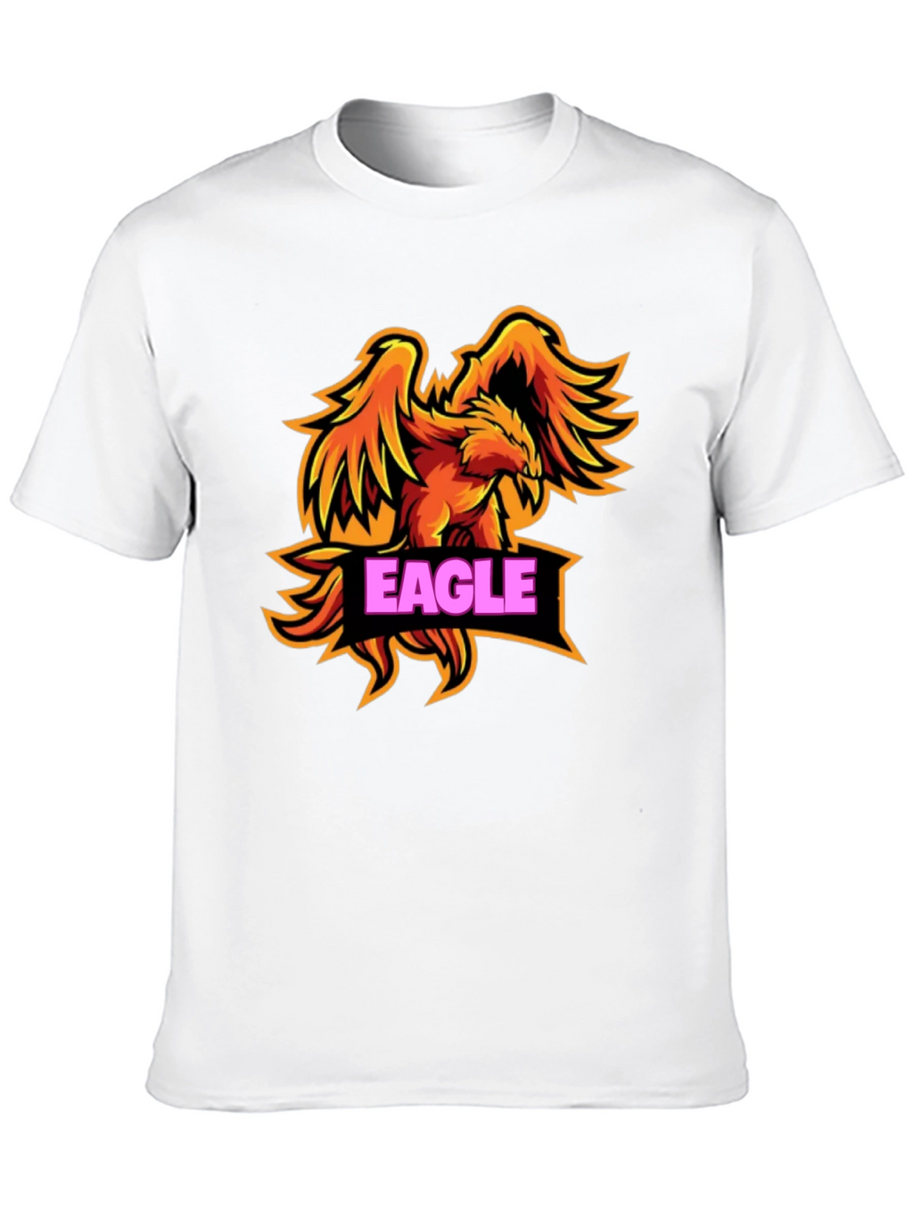 Eagle Graphic Black T-Shirt for Men
