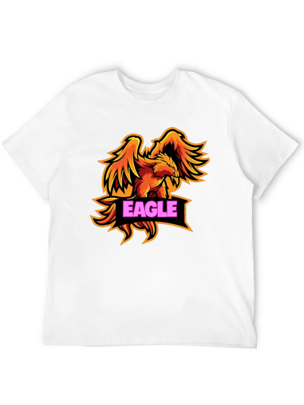 Eagle Graphic Black T-Shirt for Men