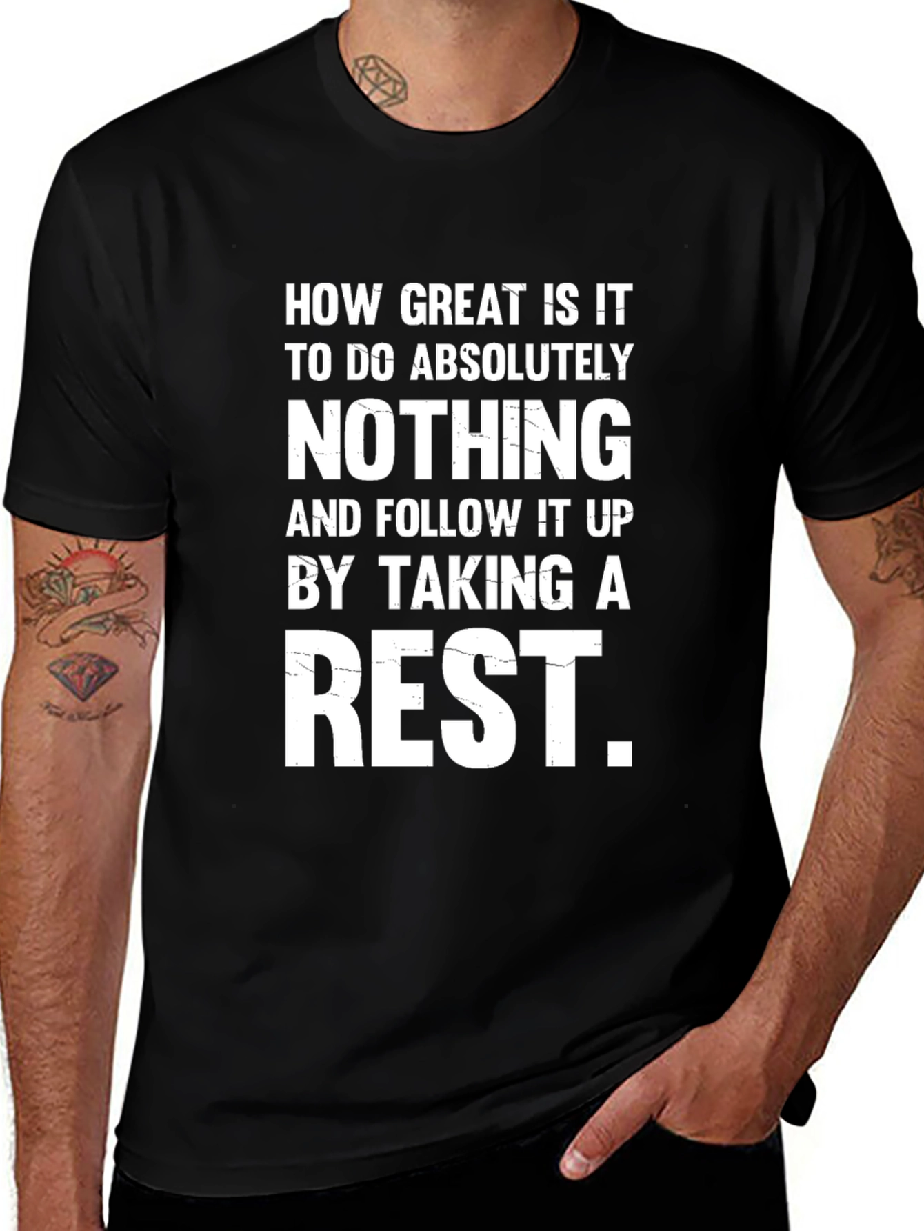Funny Sarcastic T-Shirt - How Great is Nothing