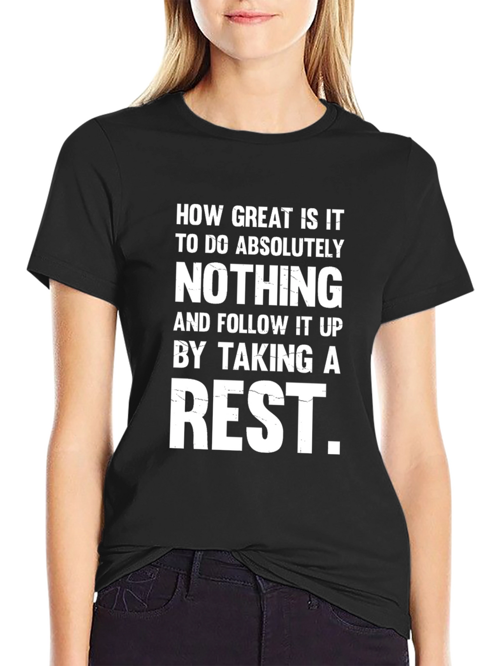 Funny Sarcastic T-Shirt - How Great is Nothing