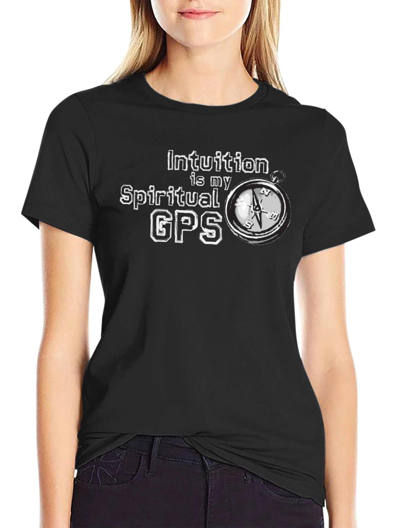 Intuition Spiritual GPS T-Shirt - Black