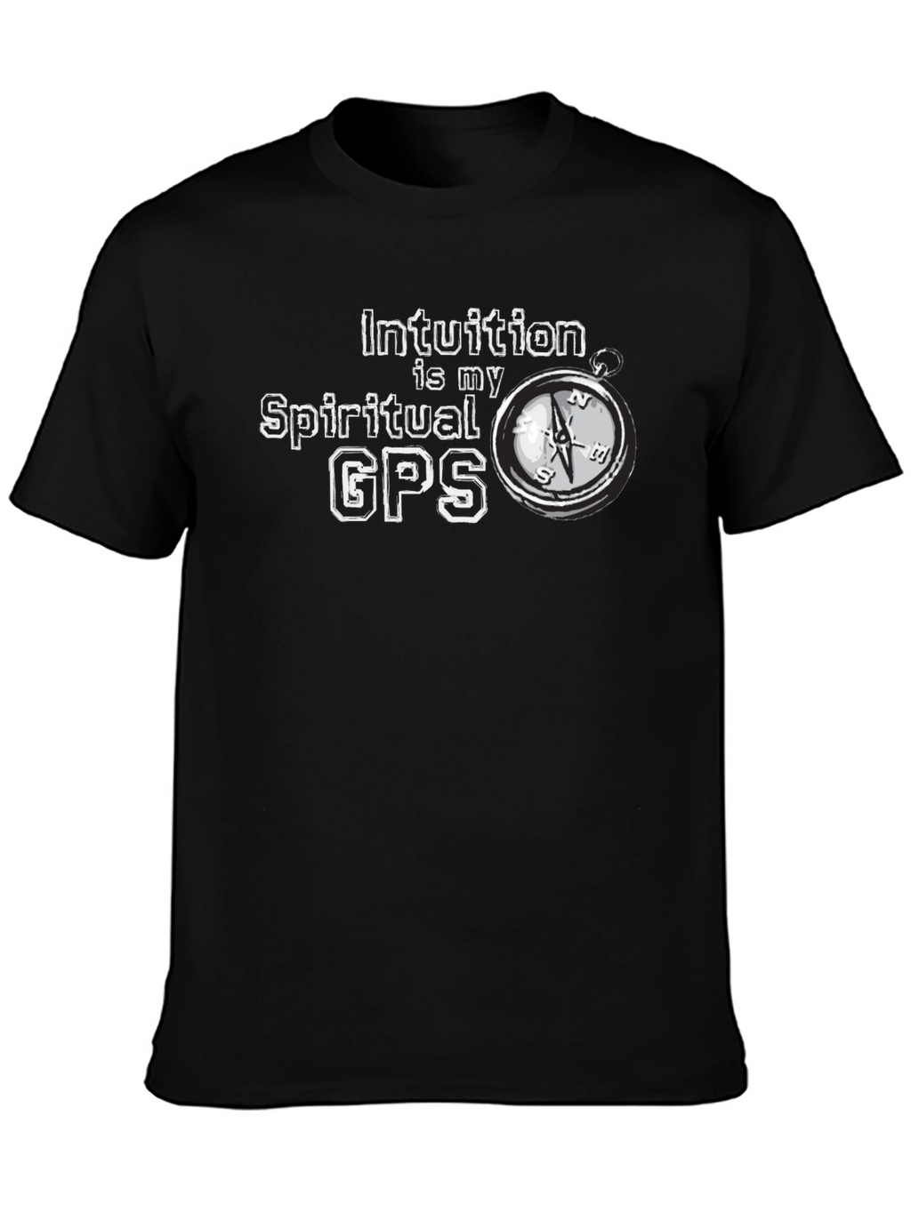 Intuition Spiritual GPS T-Shirt - Black