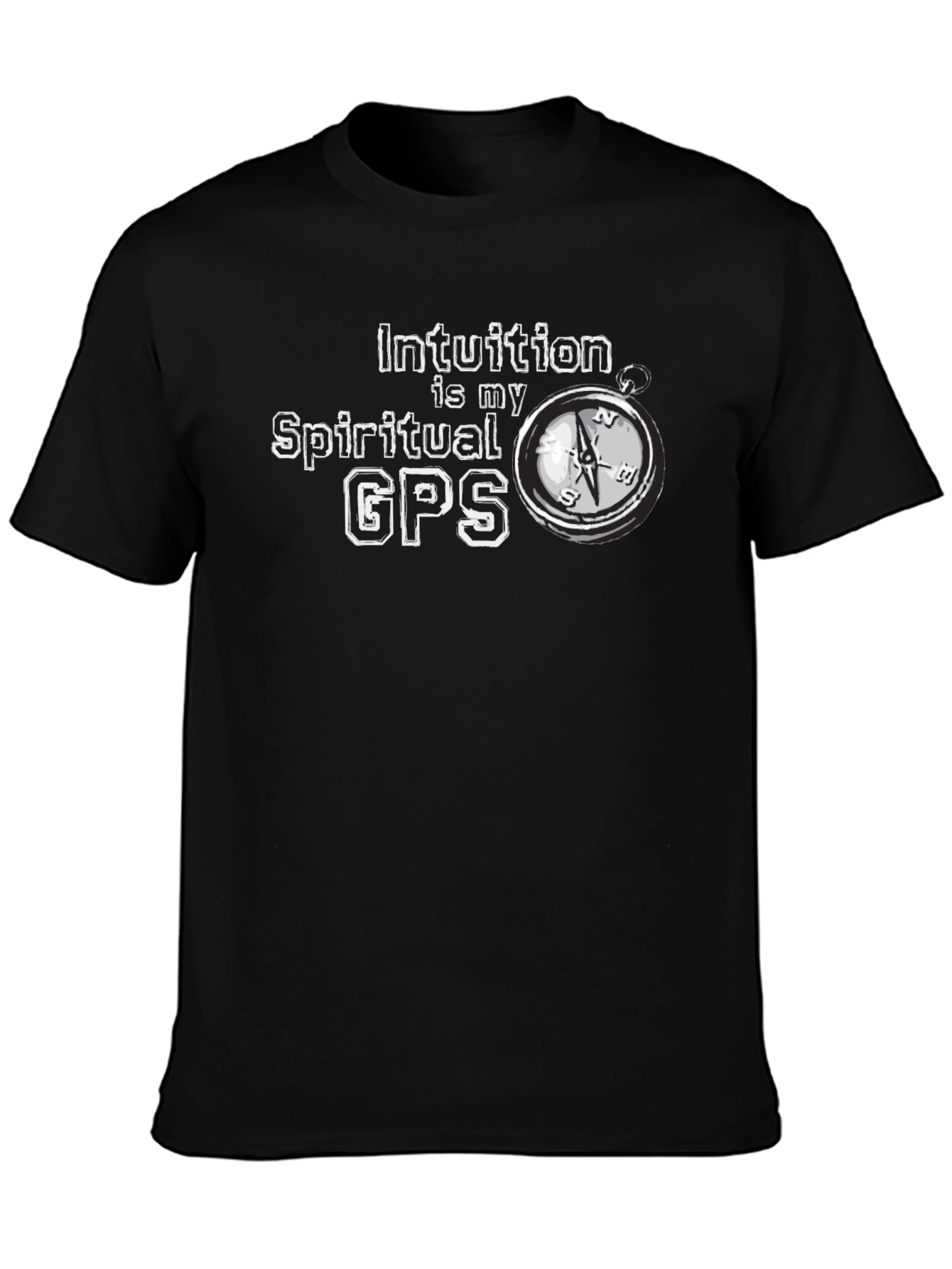 Intuition Spiritual GPS T-Shirt - Black
